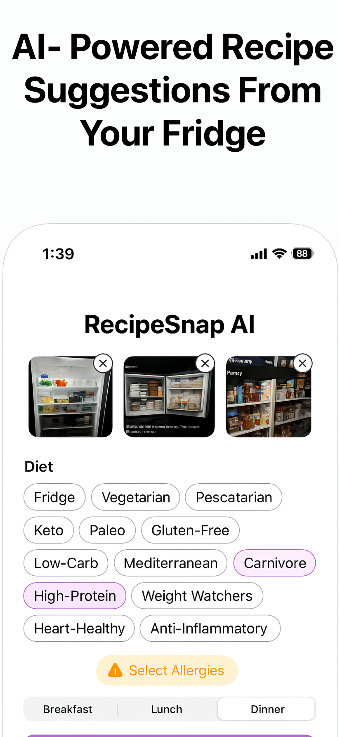 AI-Powered Recipe Suggestions